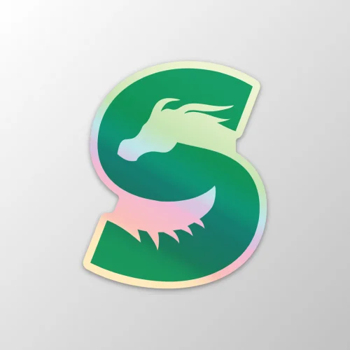 Sticker MineStrator holographique